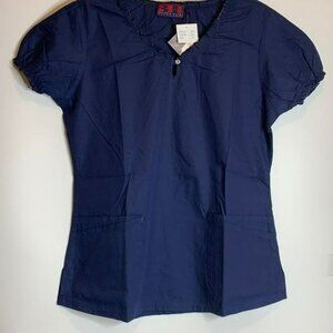 NWT Beverly Hills Uniforms  Scrubs Top Medium M